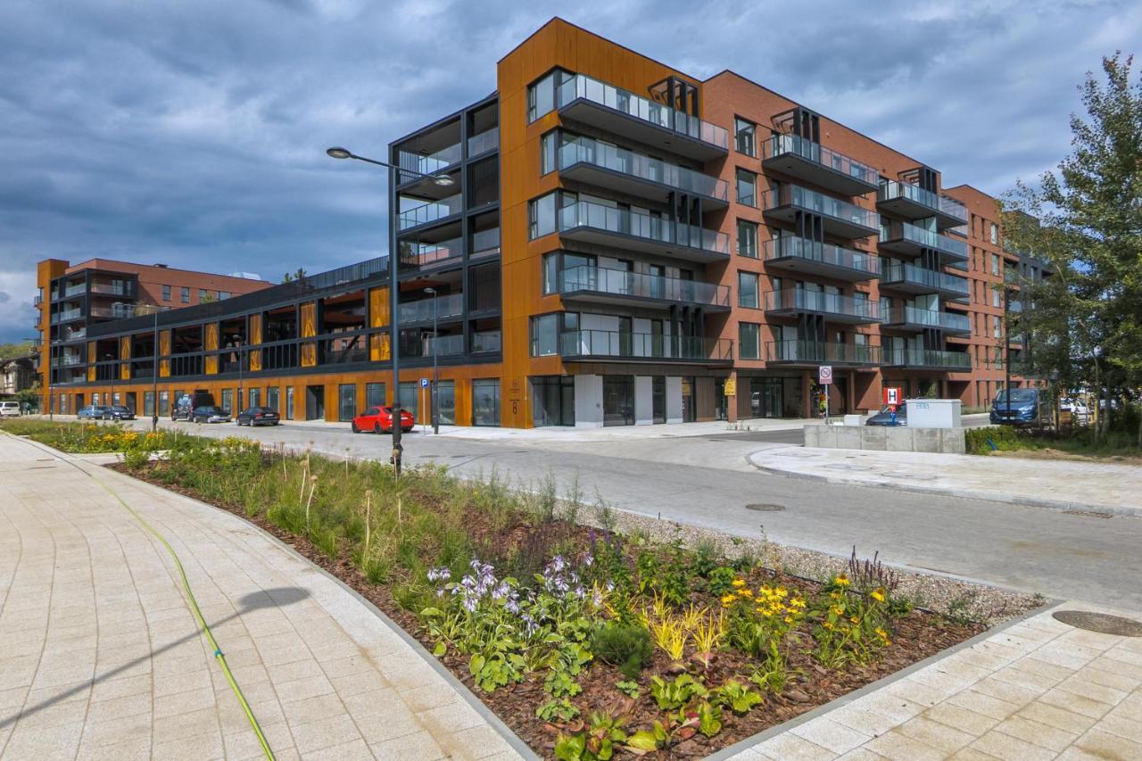 Sienna Grobla Apartment With View Of The Motlawa Terrace & Sauna, Gym By Noclegi Renters Gdańsk Eksteriør bilde