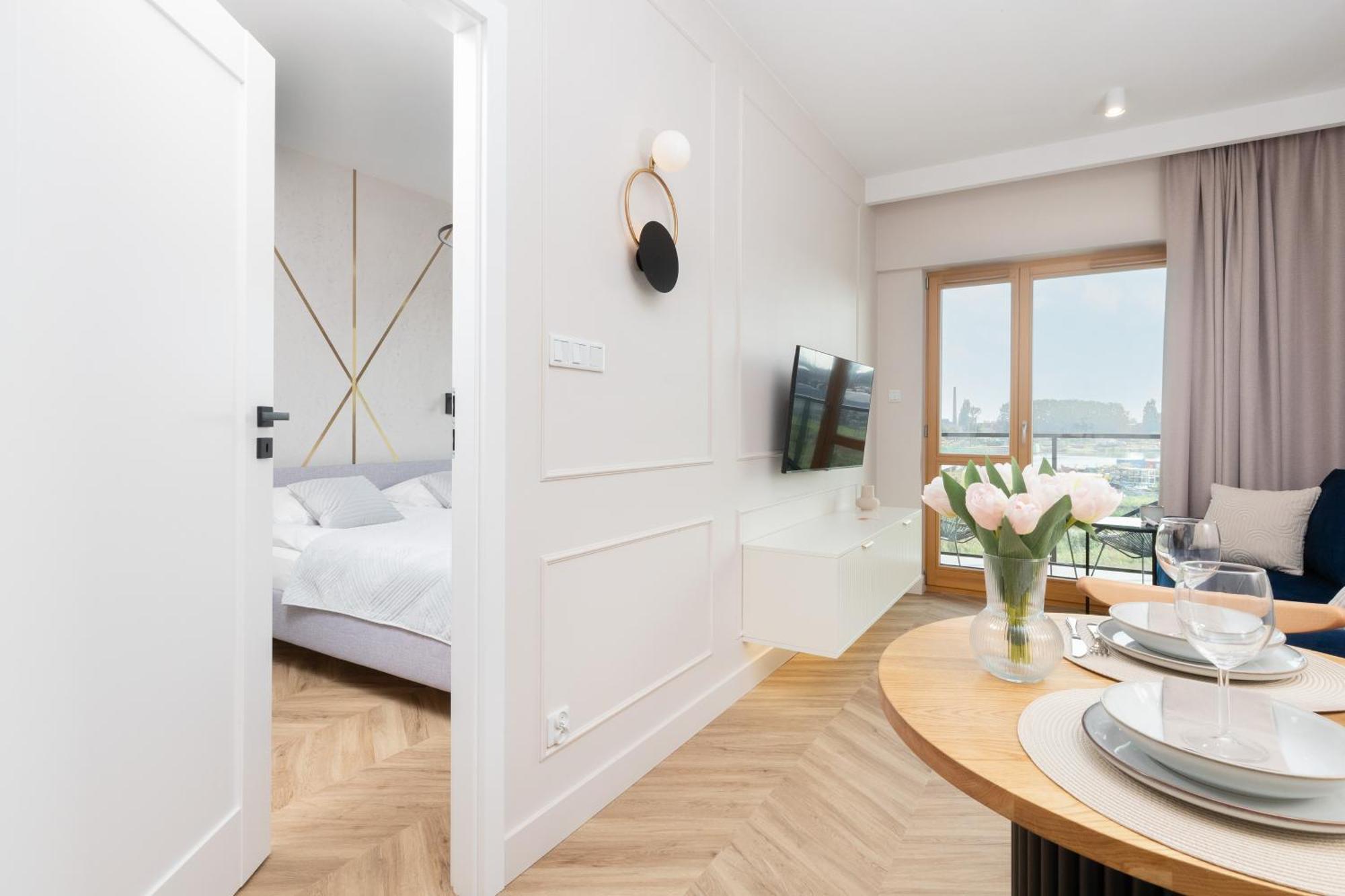 Sienna Grobla Apartment With View Of The Motlawa Terrace & Sauna, Gym By Noclegi Renters Gdańsk Eksteriør bilde